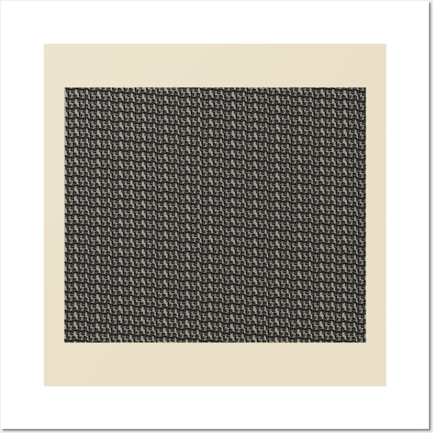 Knitted Effect Material Design Wall Art by GruffDA